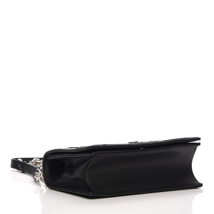 Christian Dior Grained Calfskin Medium Diorama Flap Bag Black 4 of 12