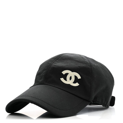 Chanel Cotton CC Cap Hat Black 1 of 10