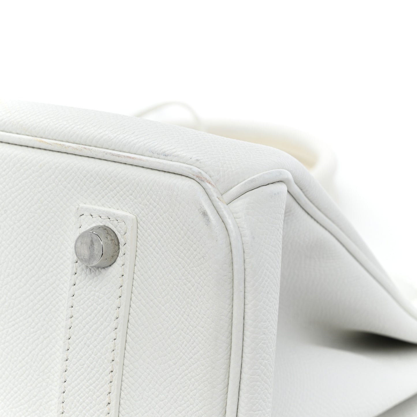 Epsom Birkin 35 White