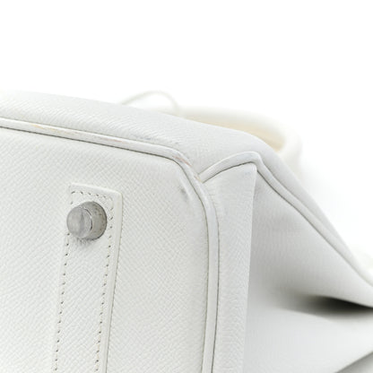 Hermes Epsom Birkin 35 White 17 of 19