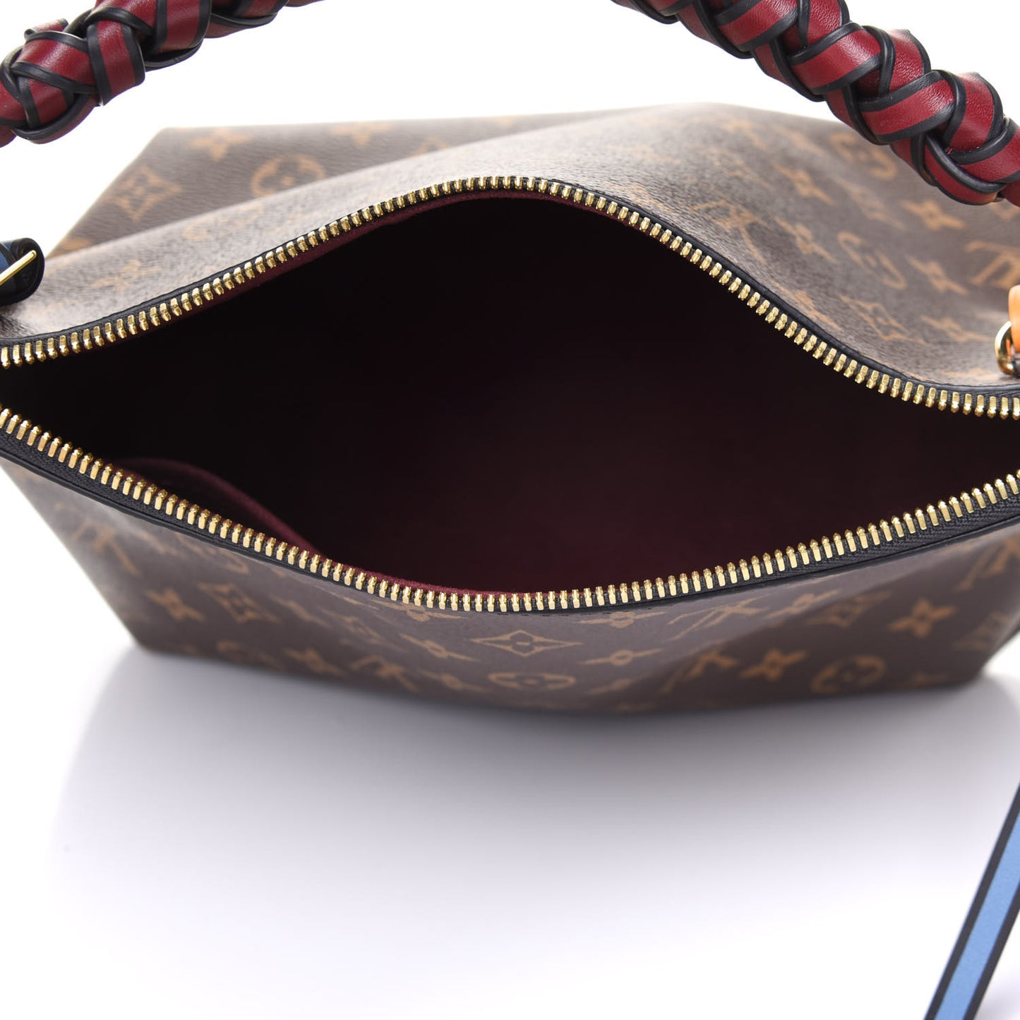 Monogram Beaubourg Hobo Mini Bordeaux Red Peach Safran Blue Jean Blue