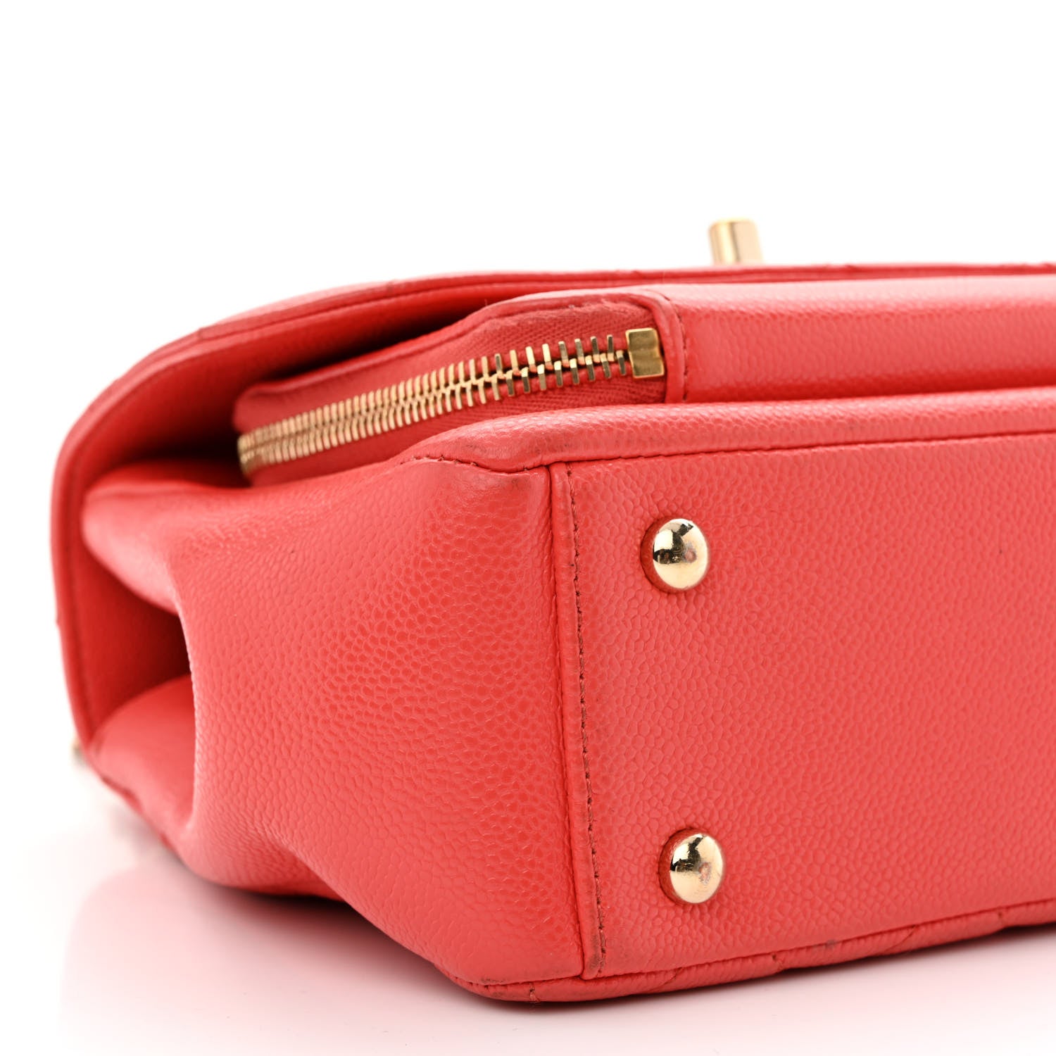 Chanel Caviar Quilted Mini Business Affinity Flap Red 9 of 14