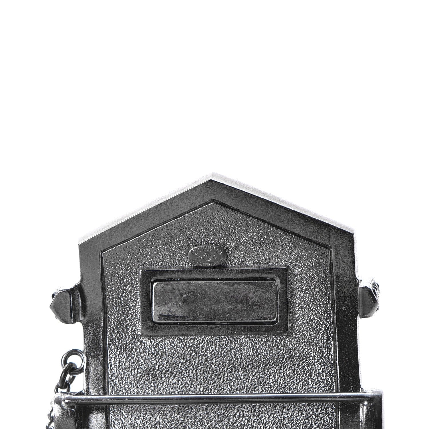 Chanel Ruthenium Crystal CC Wide Cuff 6 of 6
