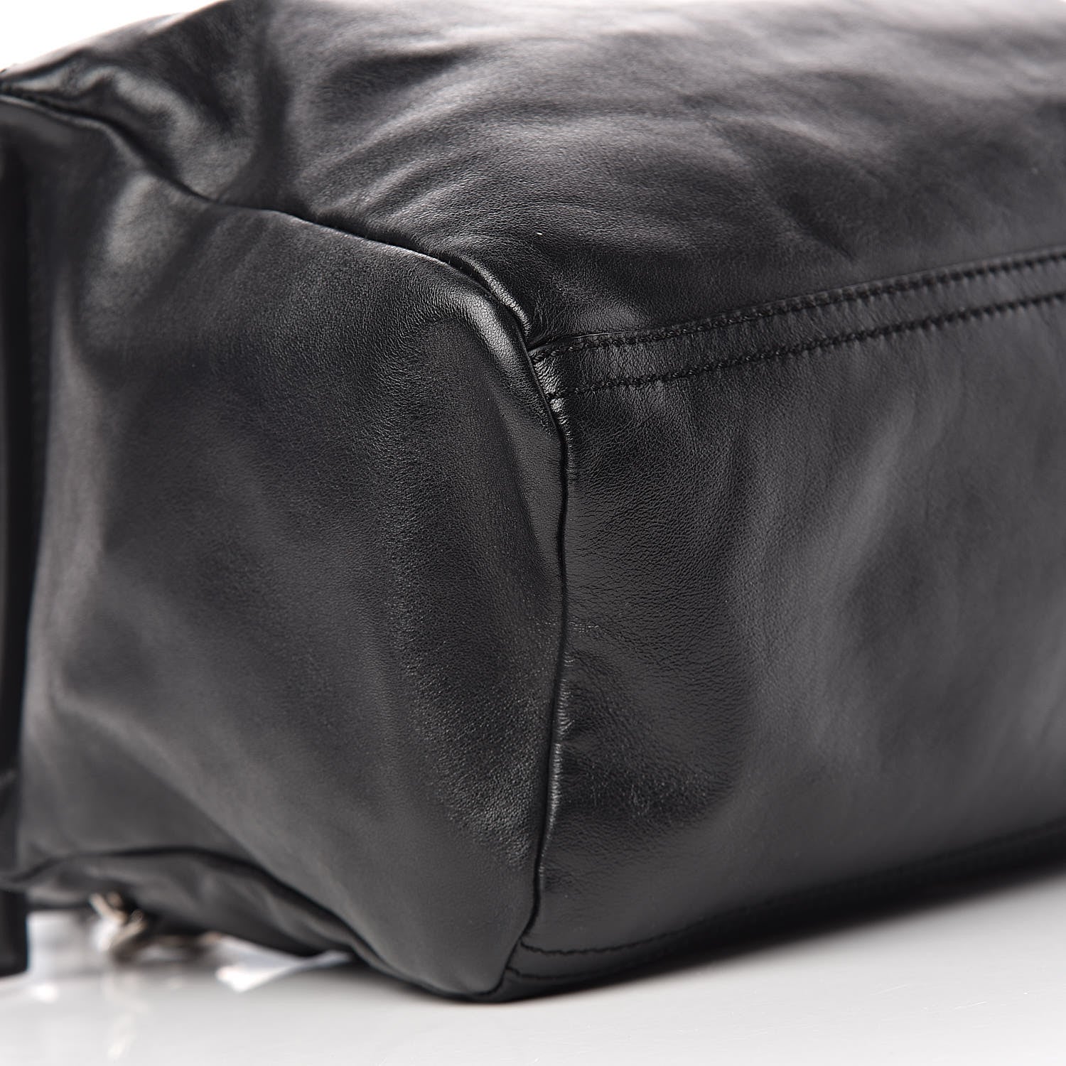 Givenchy Smooth Calfskin Wood Paneled Small Pandora Black 5 of 10
