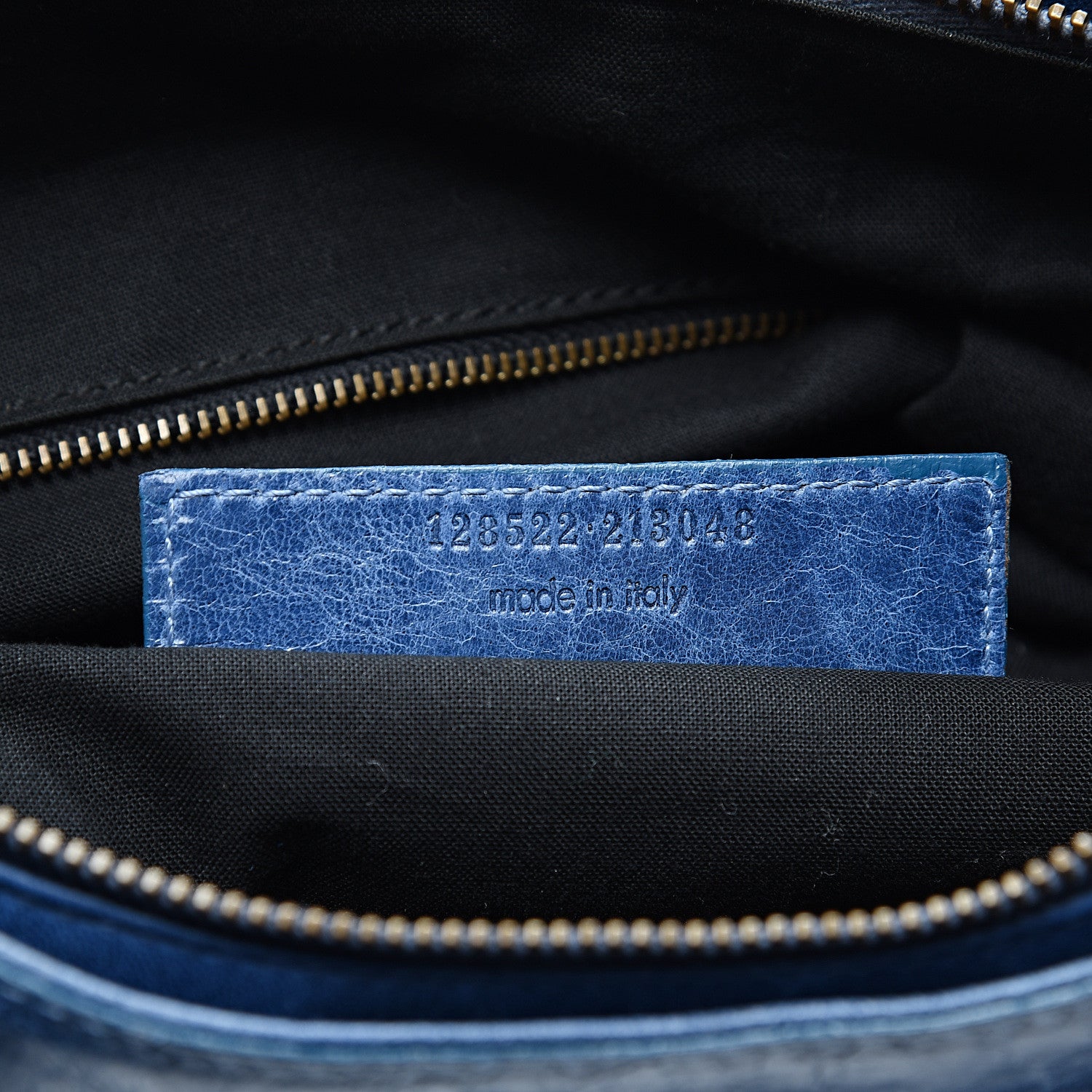 Balenciaga Chevre Classic Hardware Purse Bleu 6 of 9