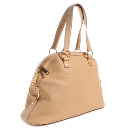 Saint Laurent Leather Large Muse Nude 3 of 8