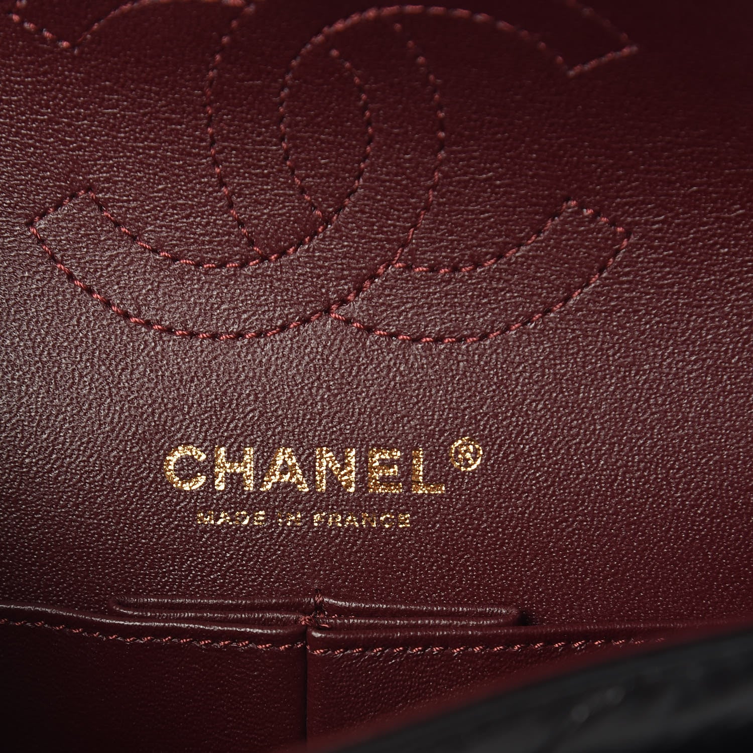 Chanel Aged Calfskin Lucky Charms 2.55 Reissue 224 Flap Black 8 of 10