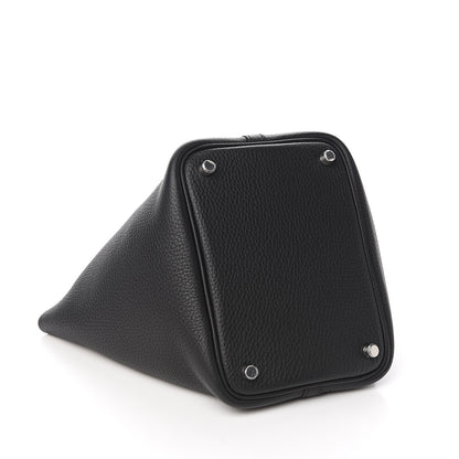 Hermes Taurillon Clemence Picotin Lock 18 PM Black 3 of 10