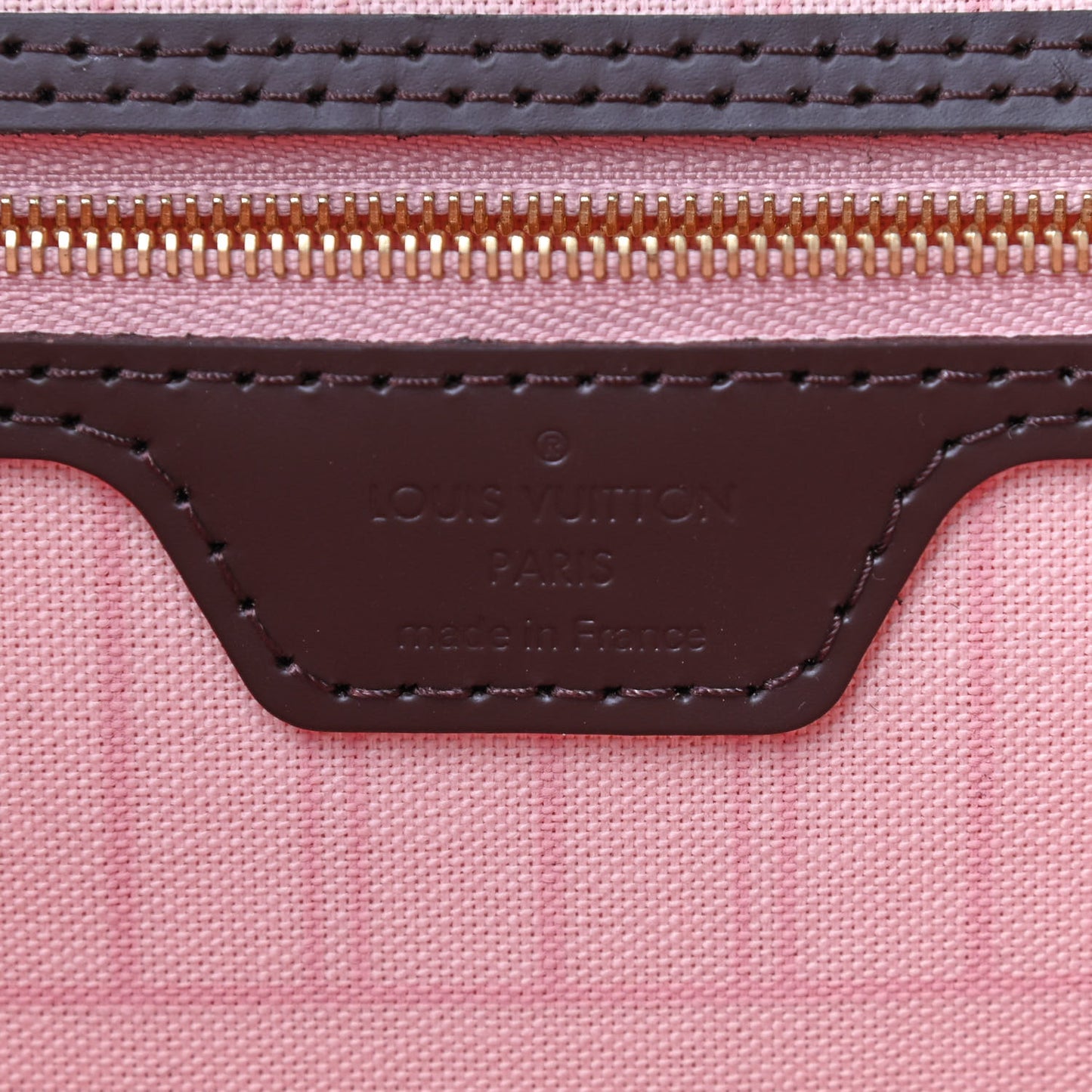 Damier Ebene Neo Neverfull MM Rose Ballerine