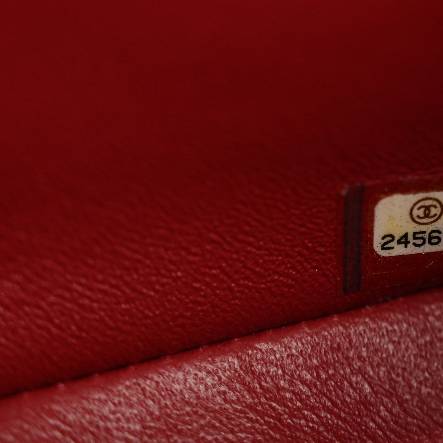 Chanel Caviar Quilted Mini Rectangular Flap Dark Red 7 of 13