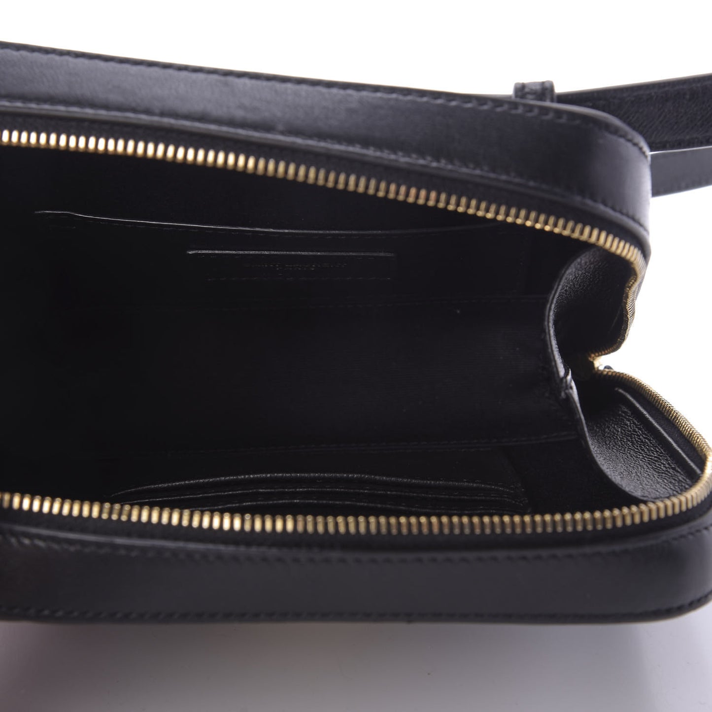 Lambskin Matelasse Vicky Monogram Belt Bag Black