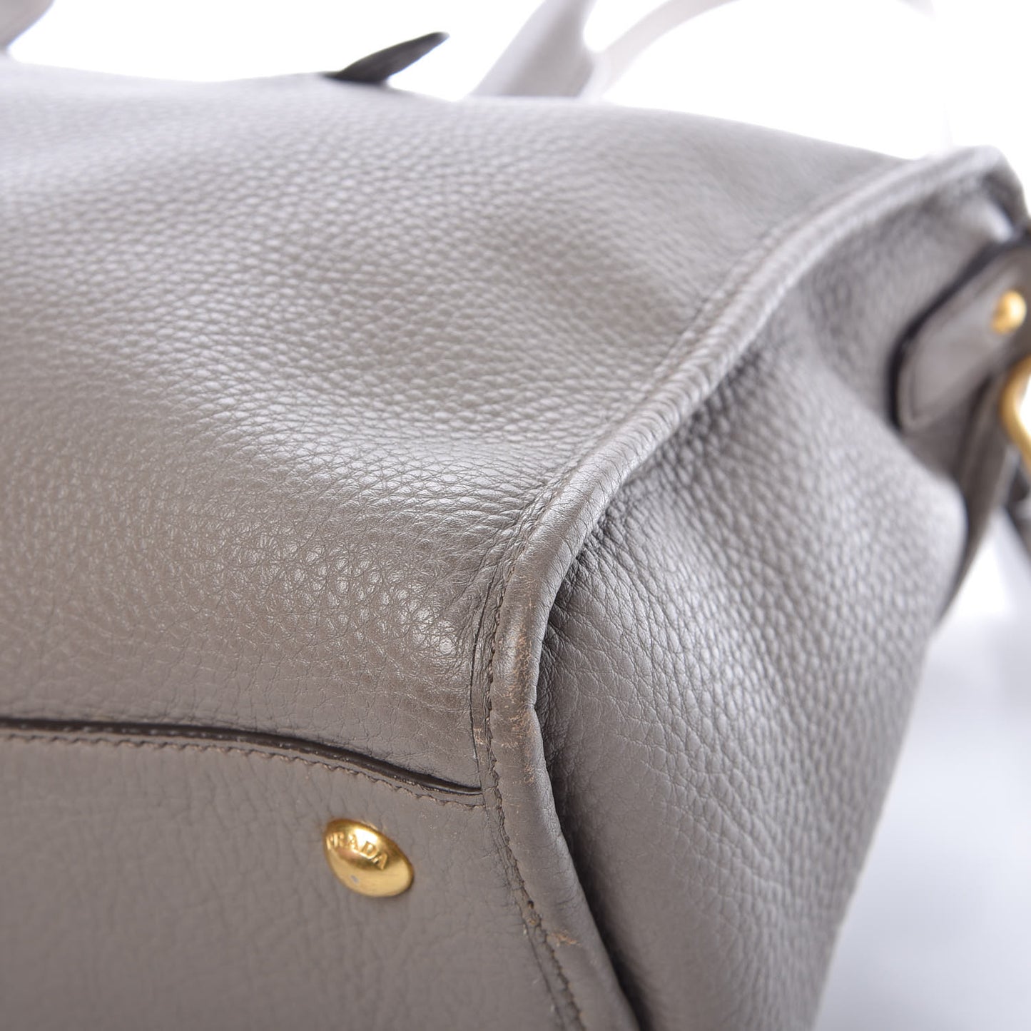 Vitello Daino Shopping Satchel Argilla