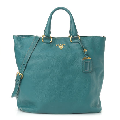 Prada Vitello Daino Shopping Tote Voyage 1 of 12