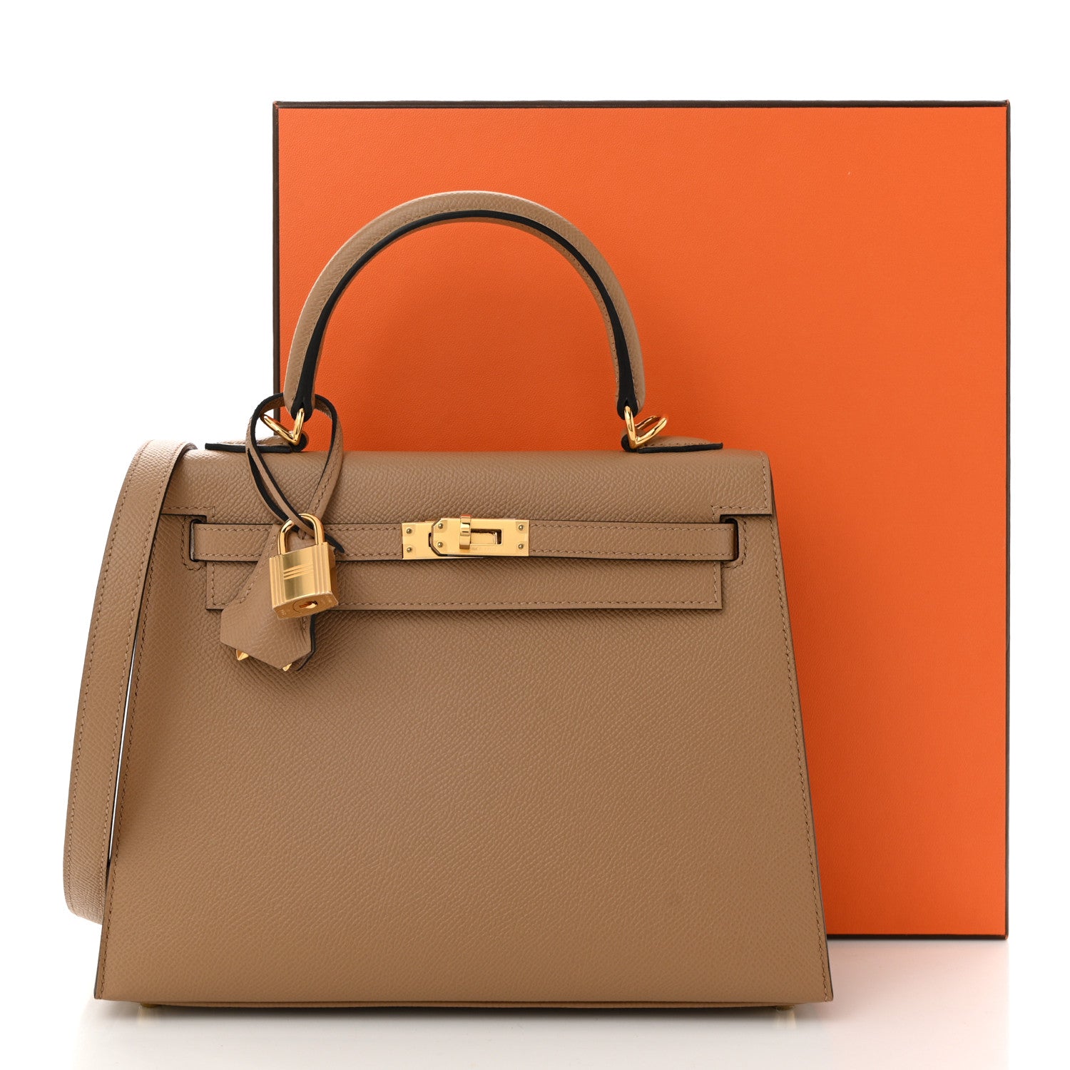 Hermes Epsom Kelly Sellier 25 Chai 11 of 11