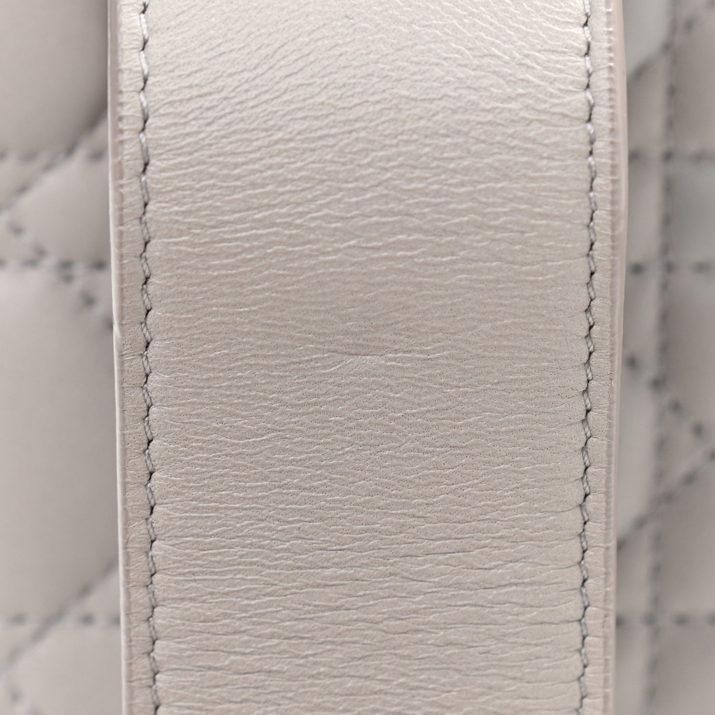 Lambskin Cannage Small Lady Dior Grey