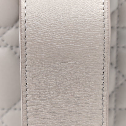 Christian Dior Lambskin Cannage Small Lady Dior Grey 11 of 11