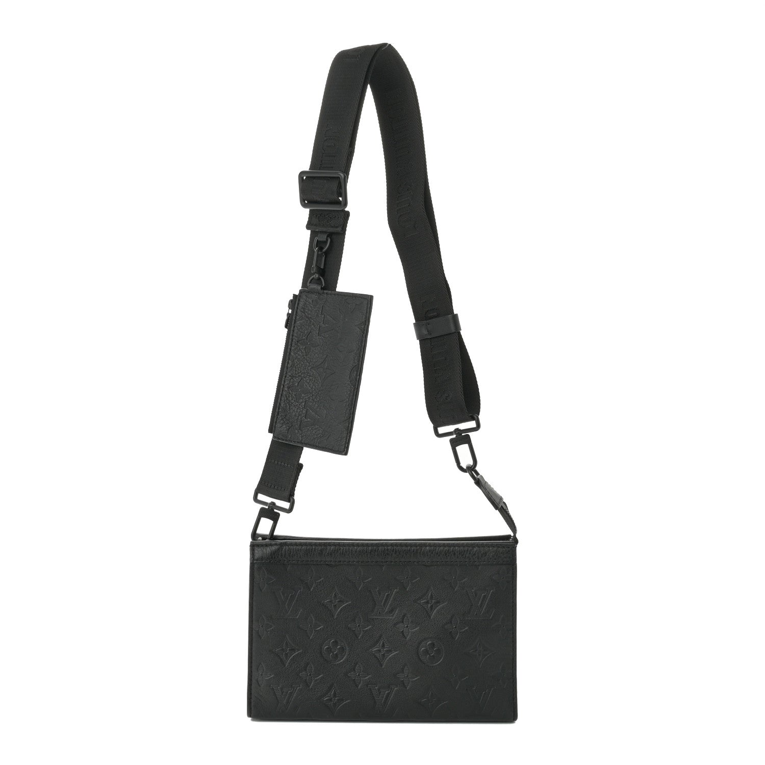 Louis Vuitton Calfskin Monogram Shadow Gaston Wearable Wallet 1 of 10