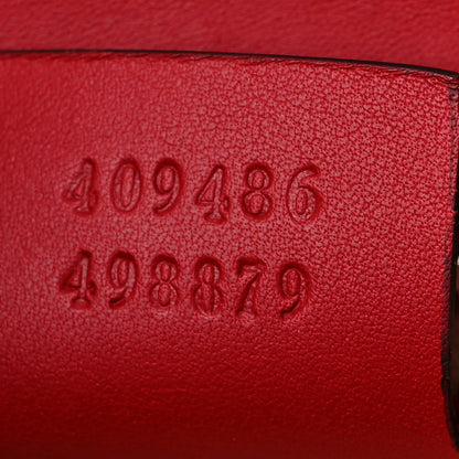 Gucci GG Supreme Monogram Moon Calfskin Medium Padlock Shoulder Bag Beige Blue Hibiscus Red Mystic White 7 of 20