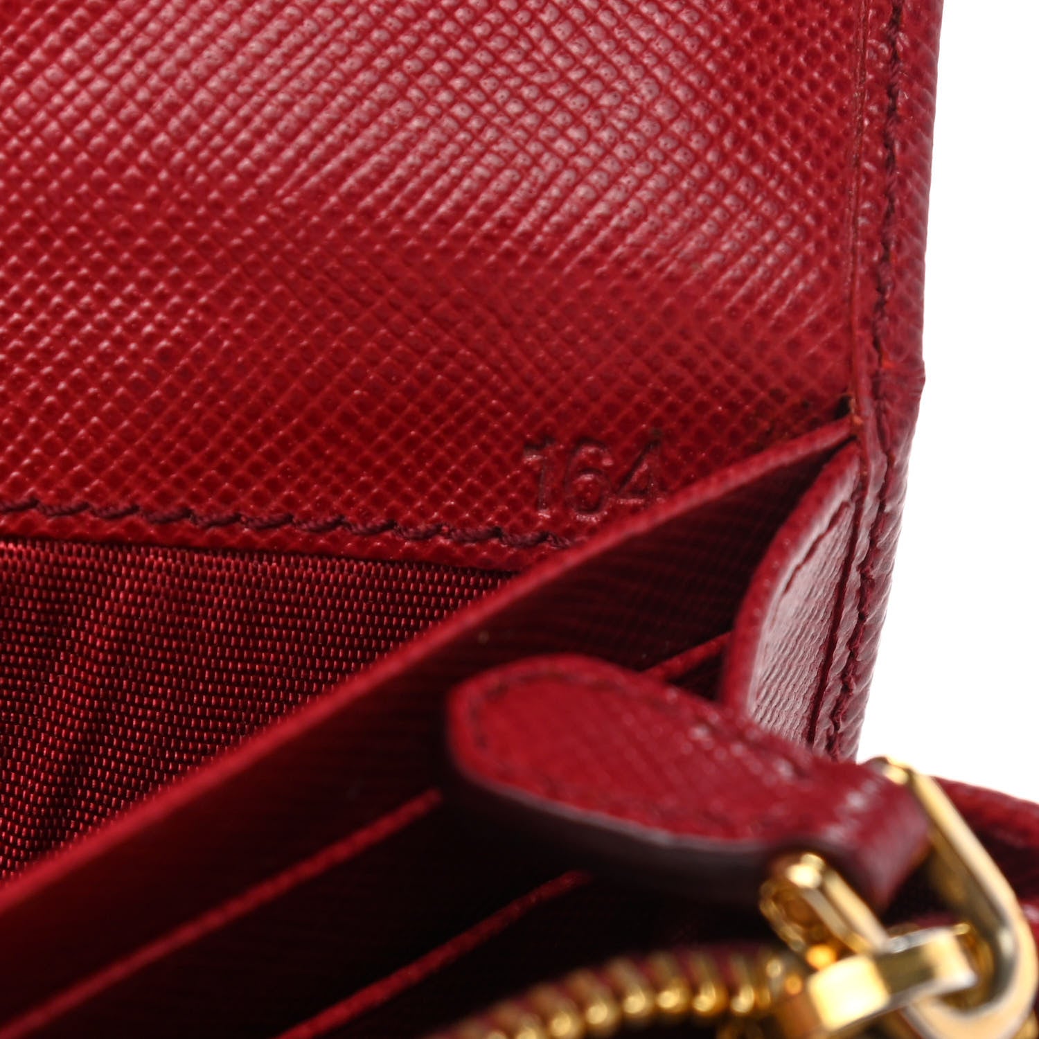 Prada Saffiano Metal Continental Flap Wallet Fuoco 8 of 14