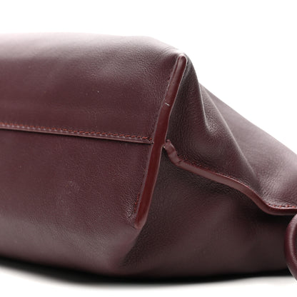 Loewe Calfskin Mini Flamenco Knot Clutch Dark Burgundy 10 of 15