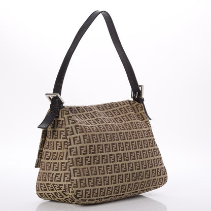 Fendi Zucchino Mama Baguette Dark Brown 3 of 7