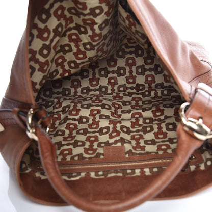 Gucci Calfskin Guccissima Trim Large Signoria Hobo Brown 5 of 19