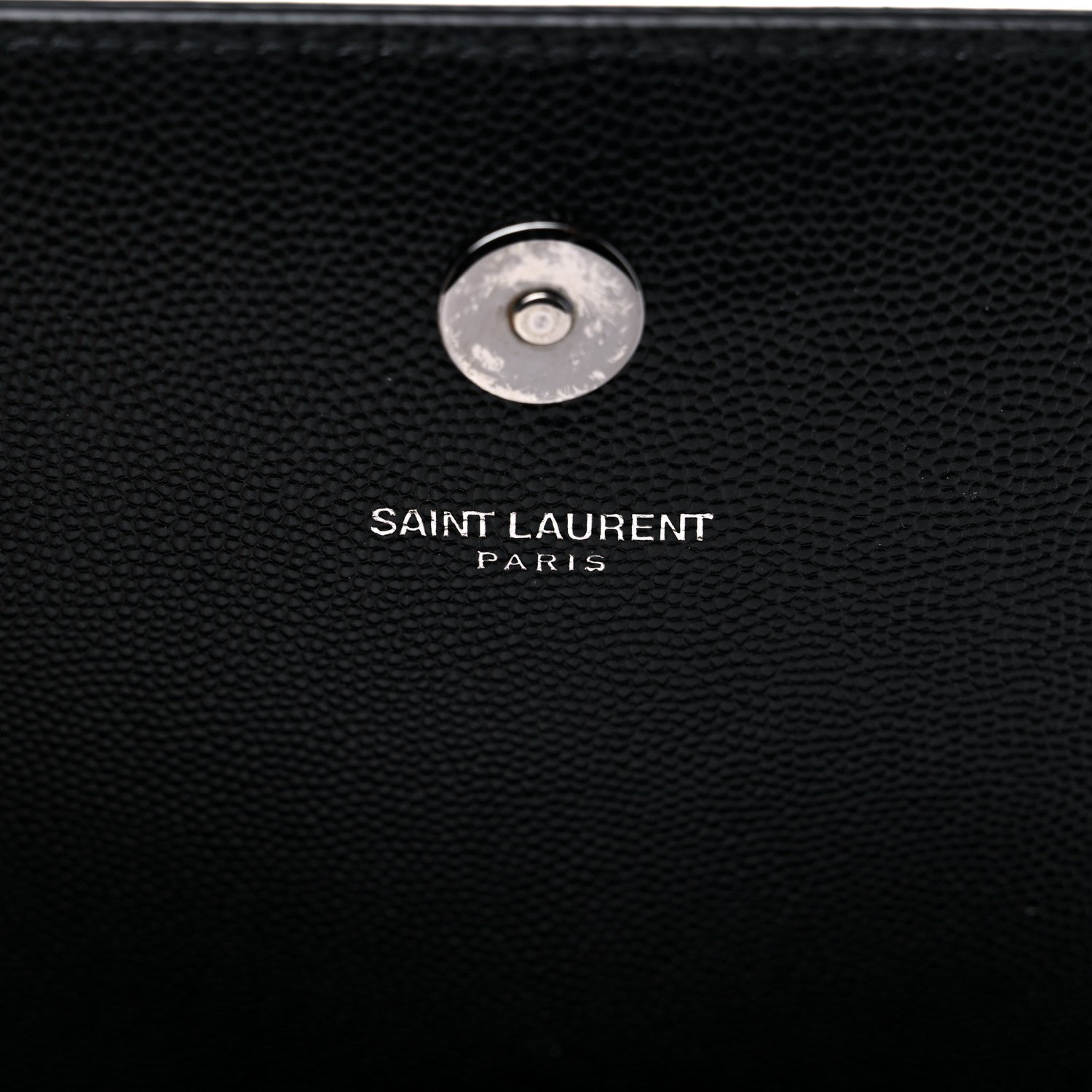 Saint Laurent Grain De Poudre Classic Monogram Kate Clutch Black 8 of 12