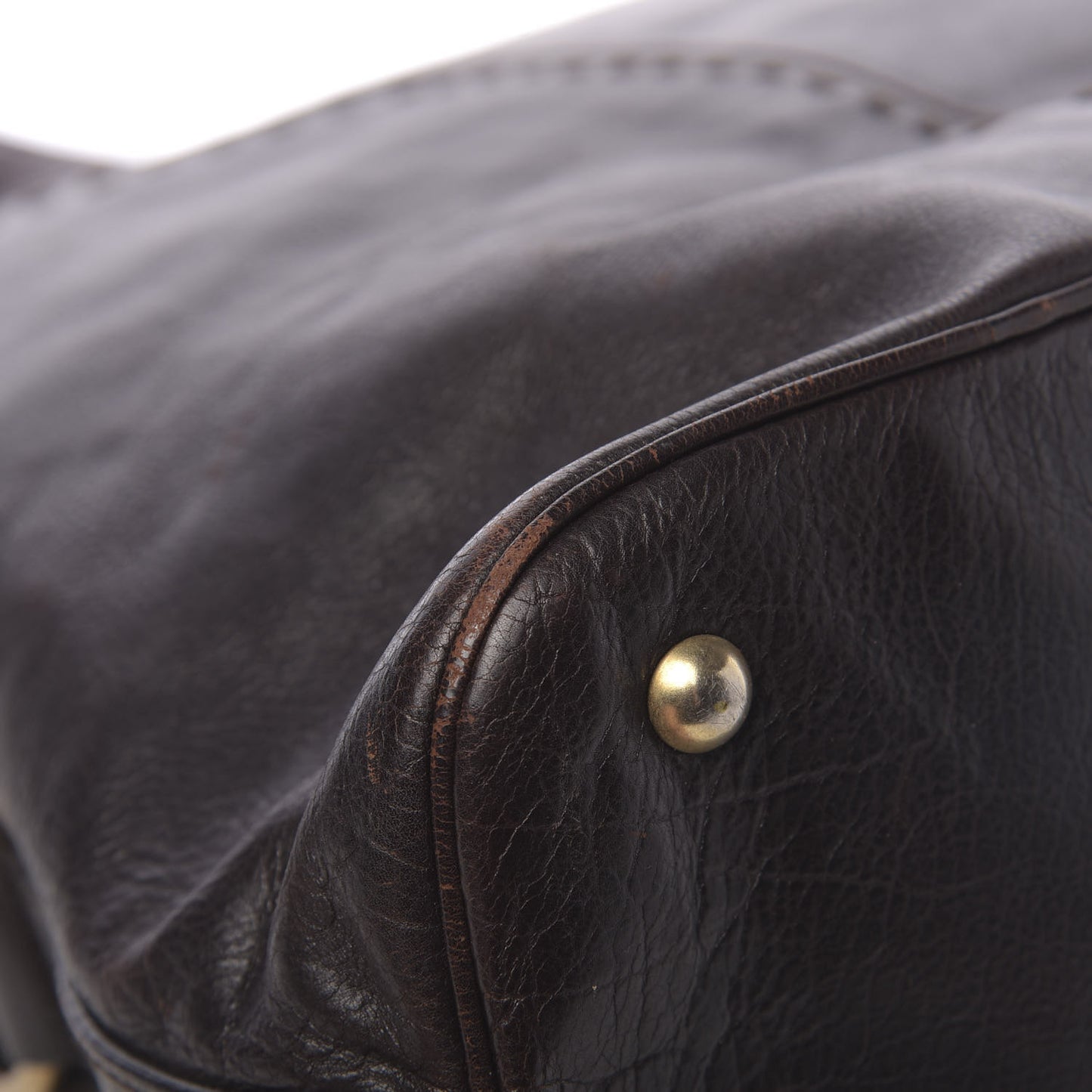 Calfskin Oversized Muse Brown