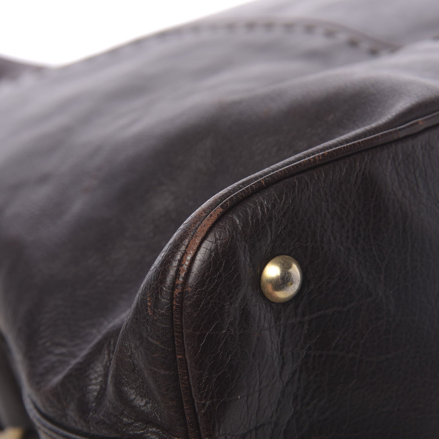 Saint Laurent Calfskin Oversized Muse Brown 18 of 19