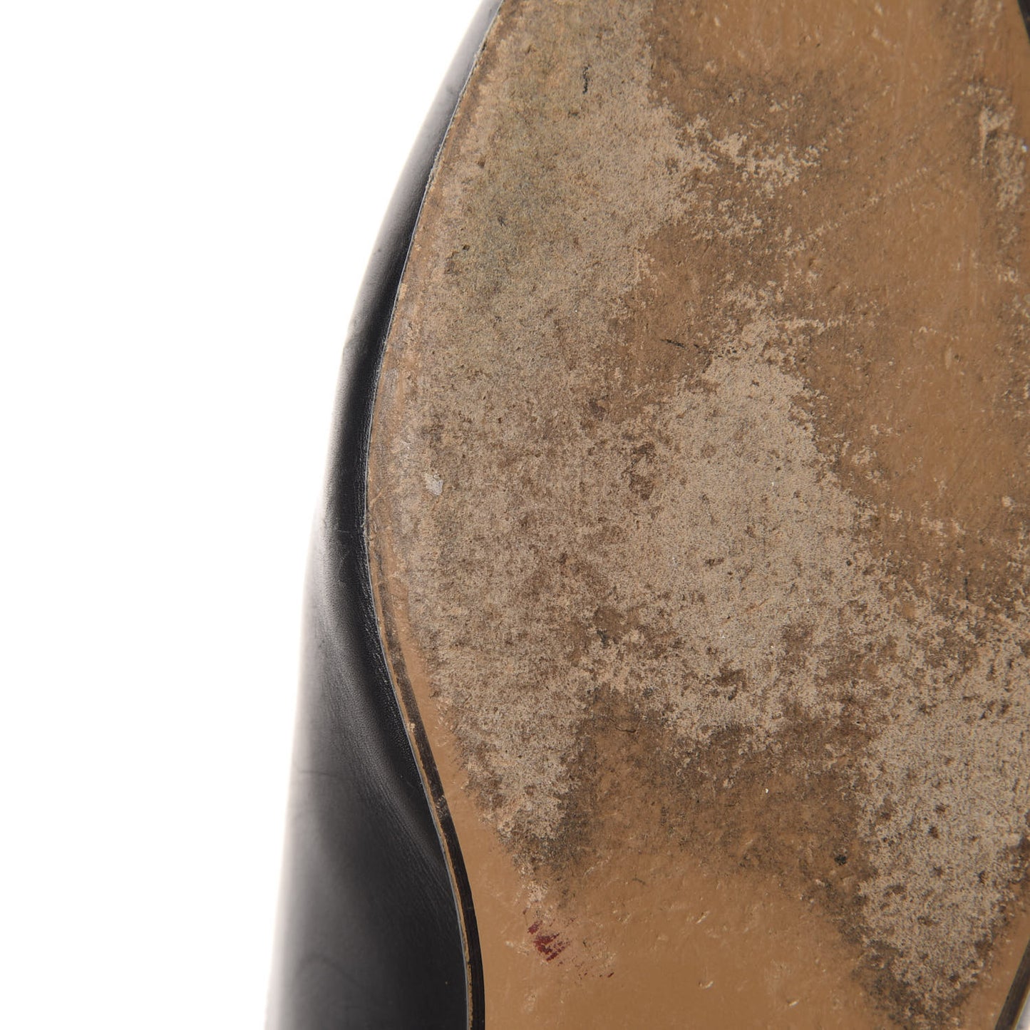 Calfskin Womens Princetown Slippers 38 Black