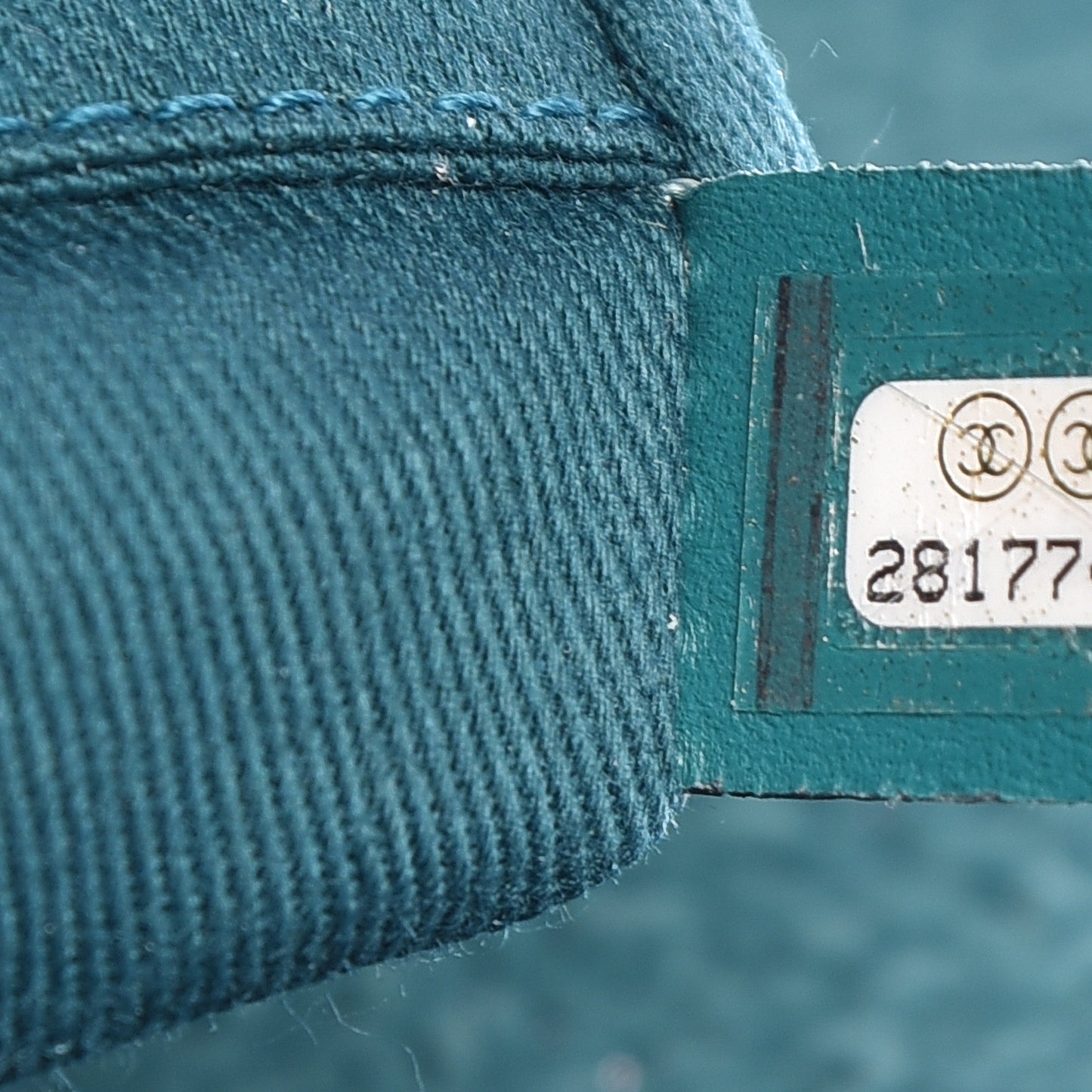 Lurex Boucle Small Deauville Tote Turquoise