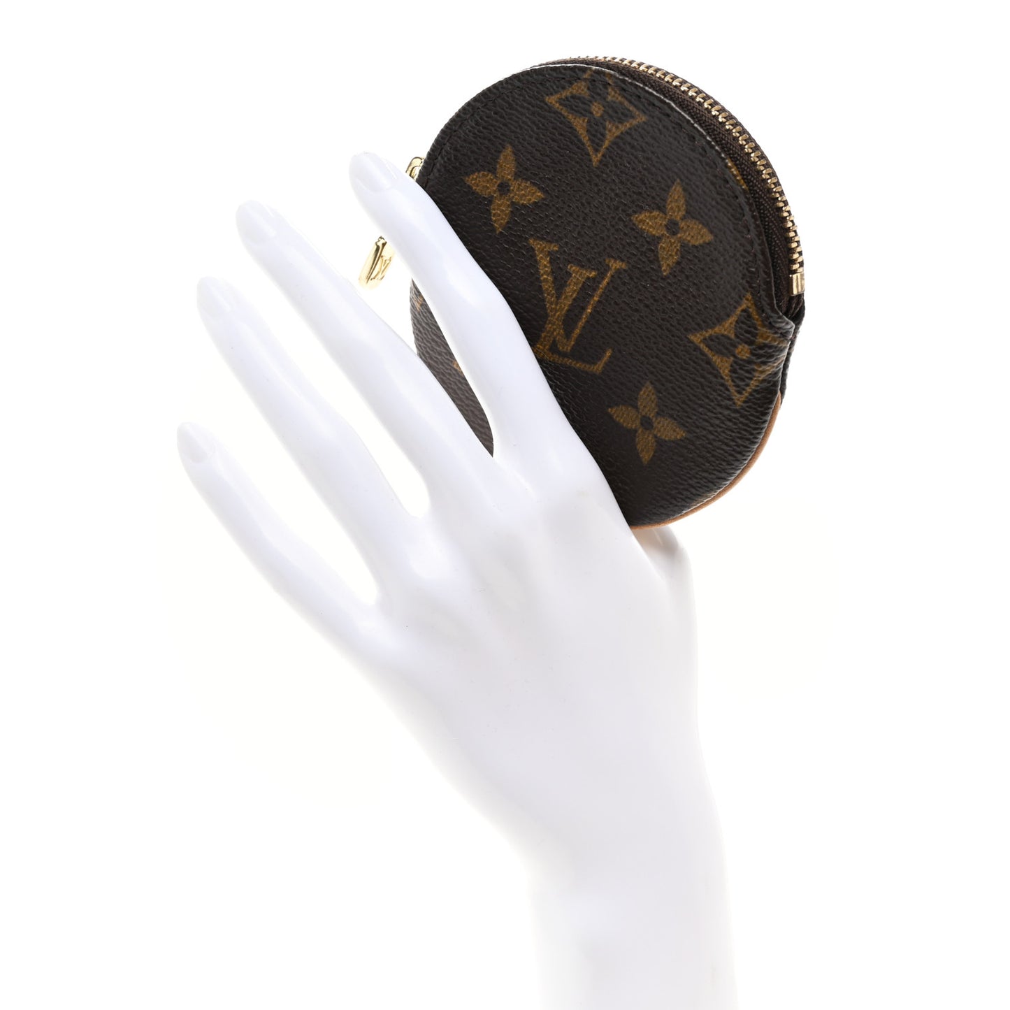 Monogram Round Coin Purse