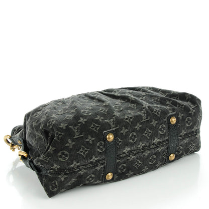 Louis Vuitton Denim Neo Cabby MM Black 4 of 7