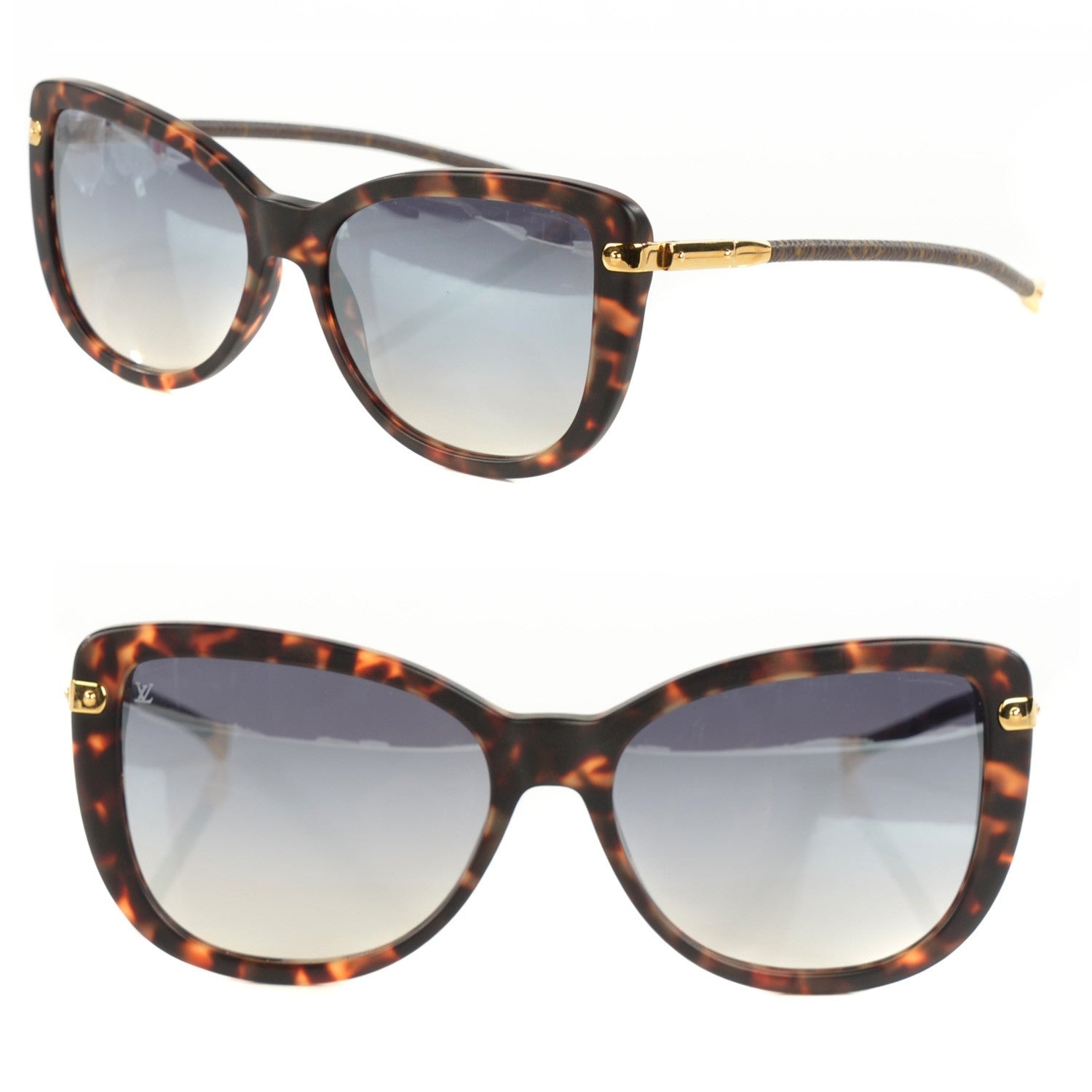 Louis Vuitton Monogram Charlotte Z0629W Sunglasses Dark Tortoise 1 of 6
