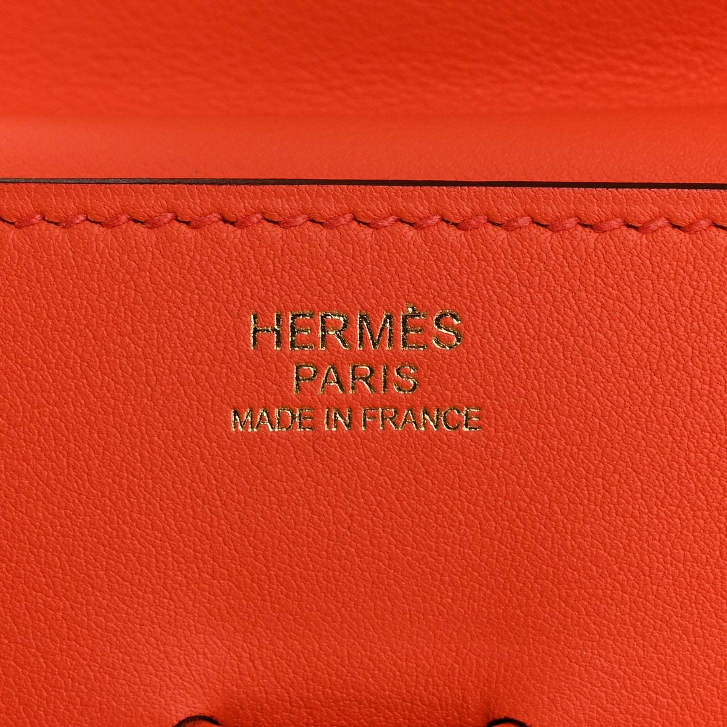 Hermes Evercolor Pliplat Clutch Orange Poppy 7 of 9