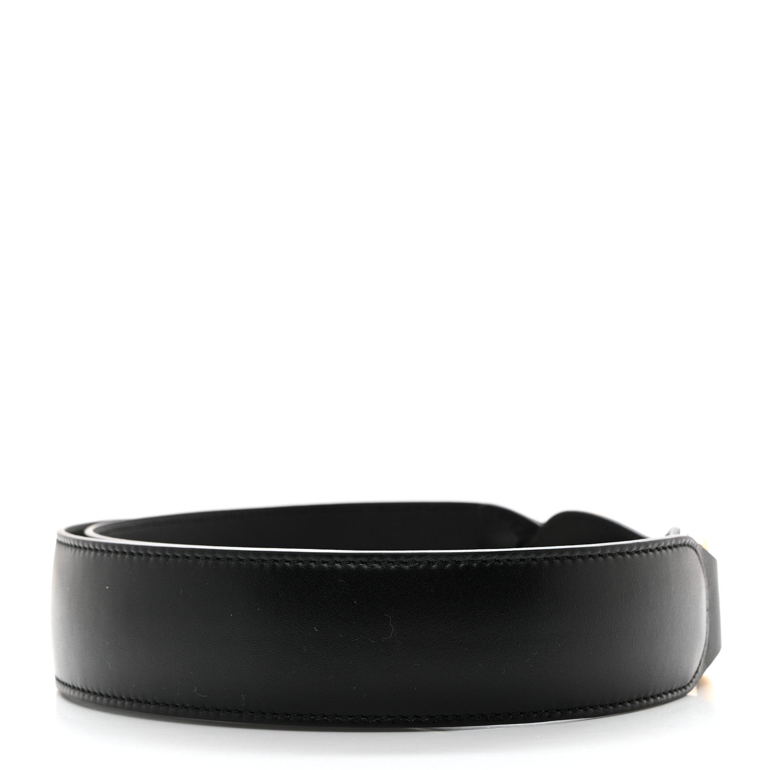 Gucci Efesto Leather Horsebit 25mm Belt 85 34 Black 2 of 6