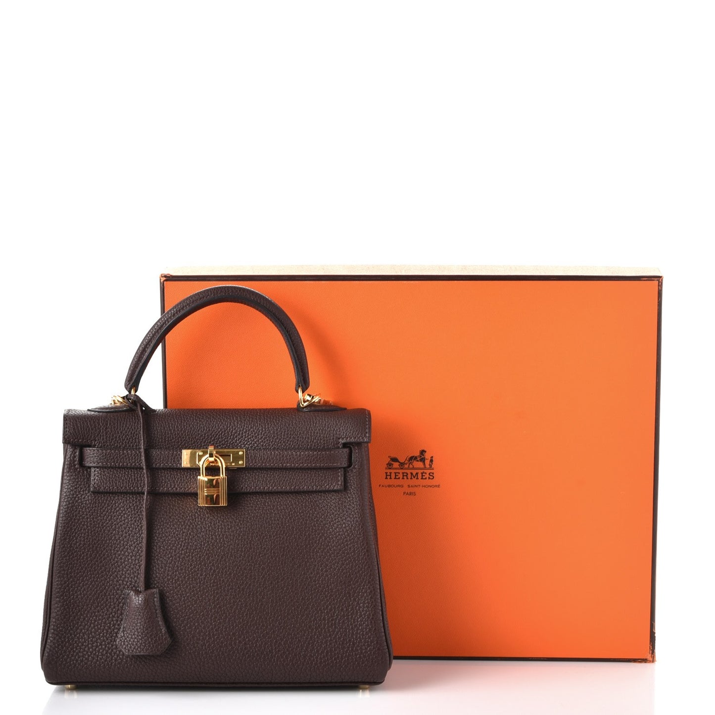 Togo Kelly Retourne 25 Chocolate