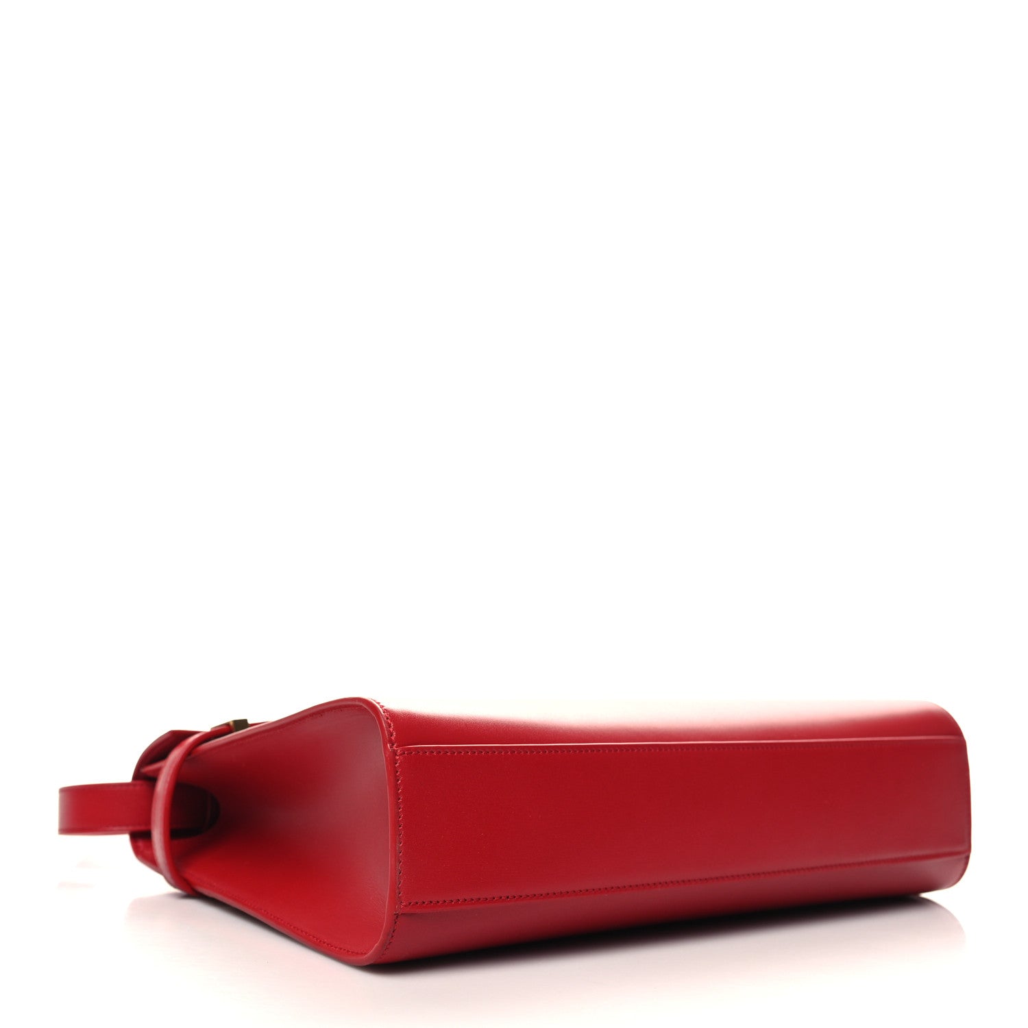 Saint Laurent Smooth Calfskin Manhattan Shoulder Bag Rouge Eros 4 of 10