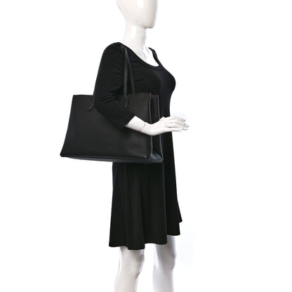 Louis Vuitton Grained Calfskin Lockme Shopper Black 2 of 10