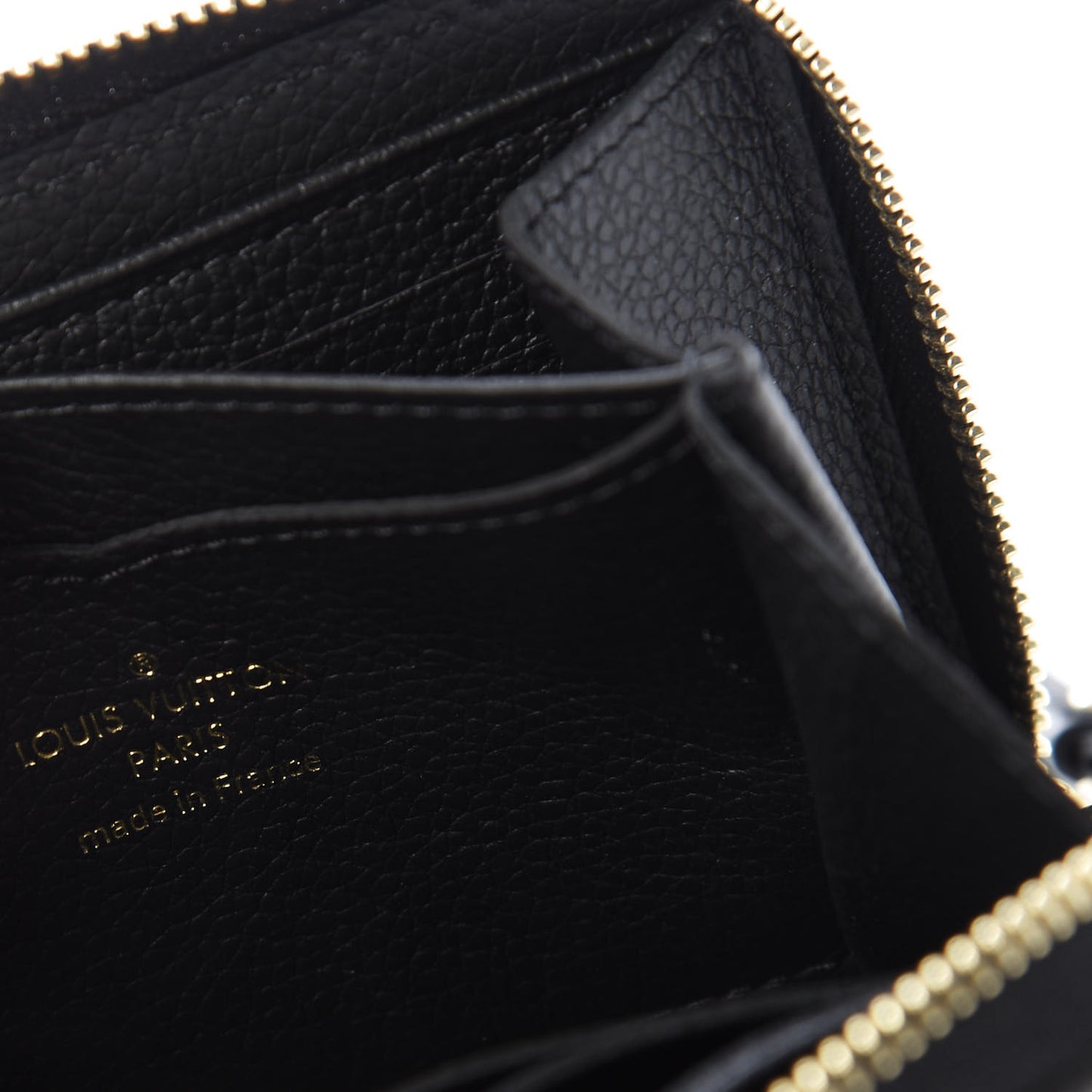Empreinte Monogram Giant Zippy Coin Purse Black Beige
