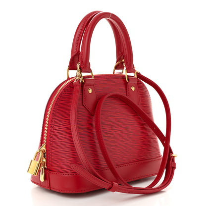 Louis Vuitton Epi Alma BB Castillan Red 3 of 9