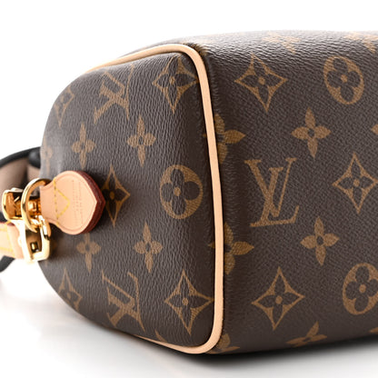 Louis Vuitton Monogram Speedy Bandouliere 20 Black 8 of 10