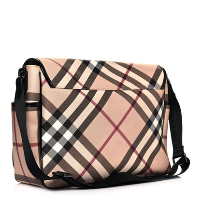 Burberry Nova Check Diaper Messenger Bag 3 of 12