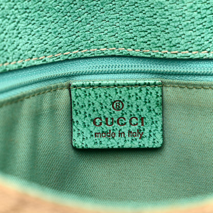 Gucci Monogram Satchel Bag Turquoise 5 of 15