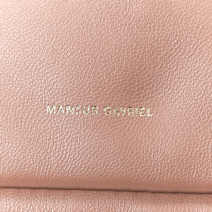 Mansur Gavriel Lambskin Cloud Mini Clutch Biscotto 7 of 10