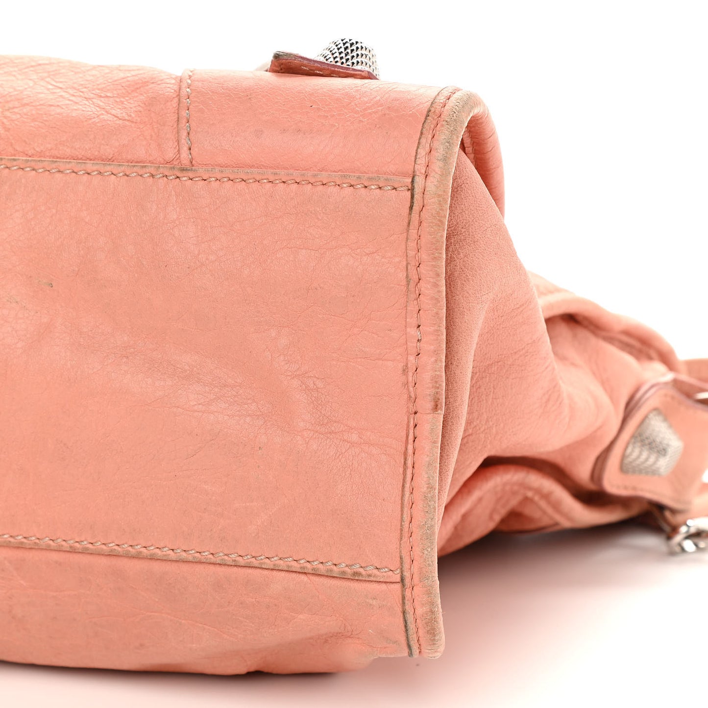 Agneau Giant 21 Silver Hardware City Vieux Rose