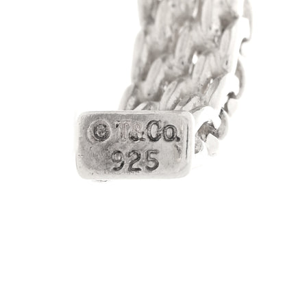 Tiffany Sterling Silver Narrow Somerset Hoop Earrings 4 of 5
