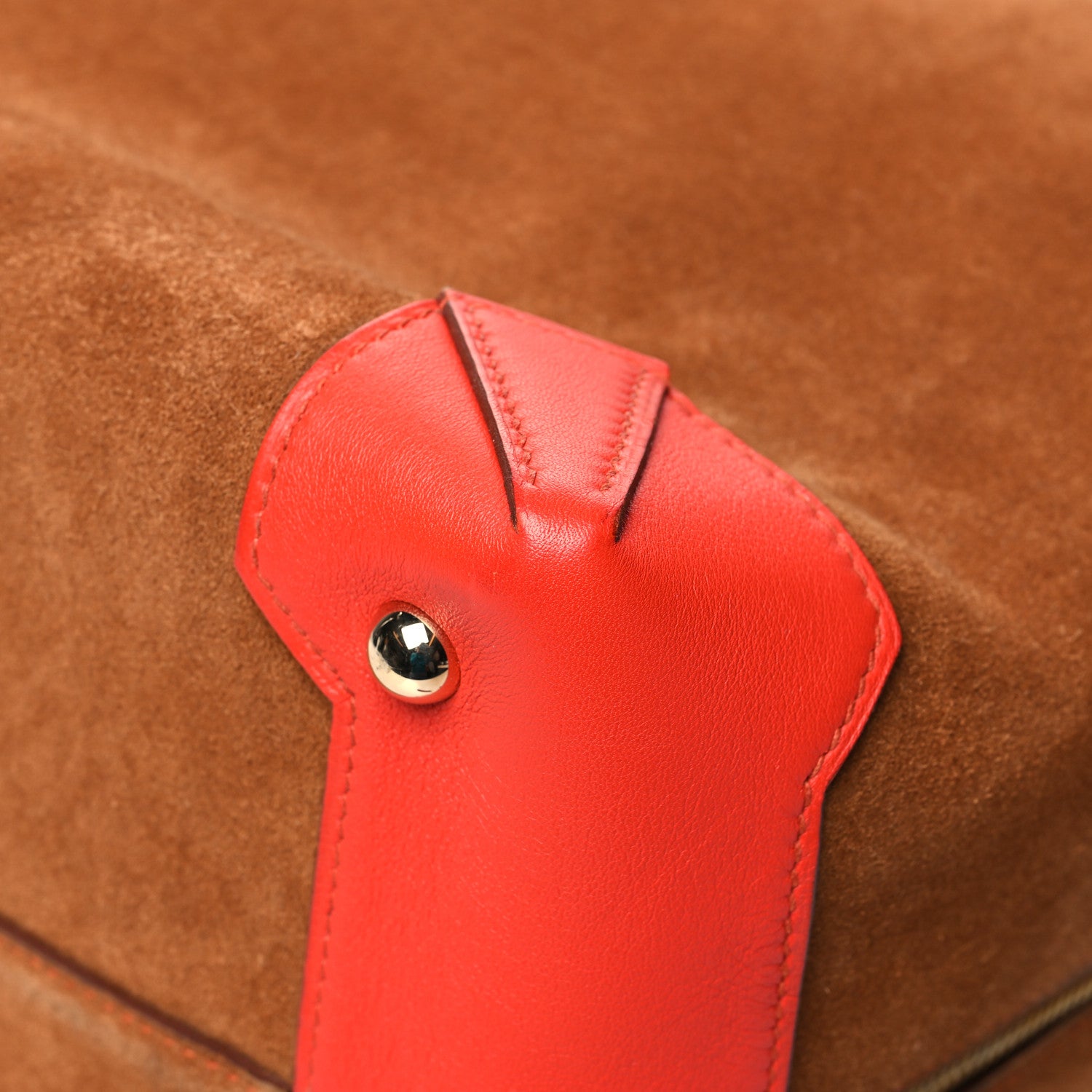Hermes Veau Doblis Swift Maxibox 37 Chamois Capucine 11 of 13
