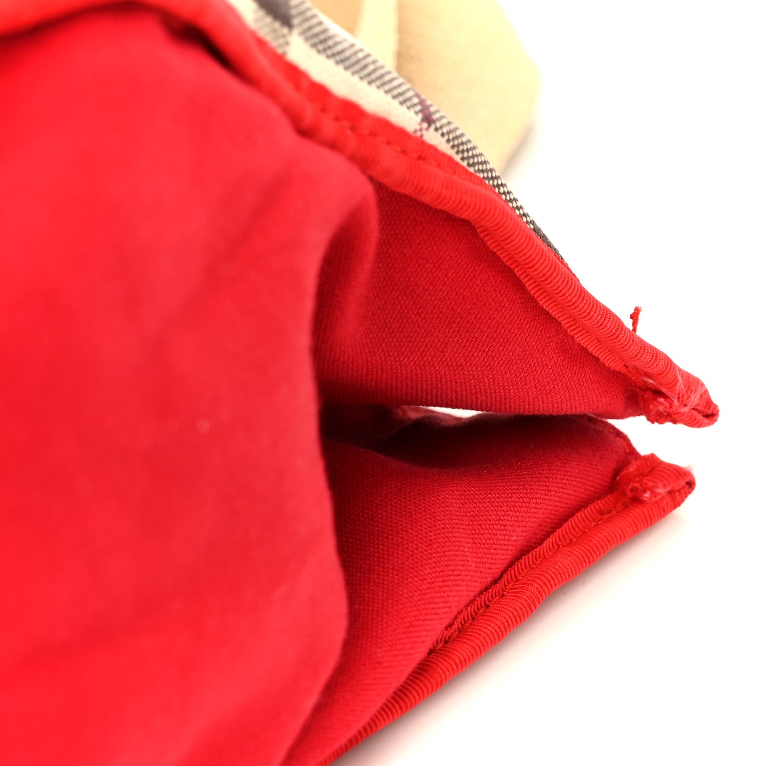 Burberry Vintage Check Tote Red 12 of 12