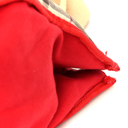 Burberry Vintage Check Tote Red 12 of 12